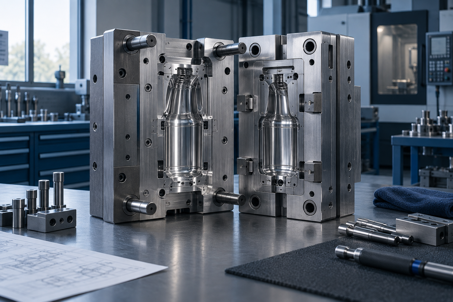 Unbranded illustrative Precision tooling and Mould design and production